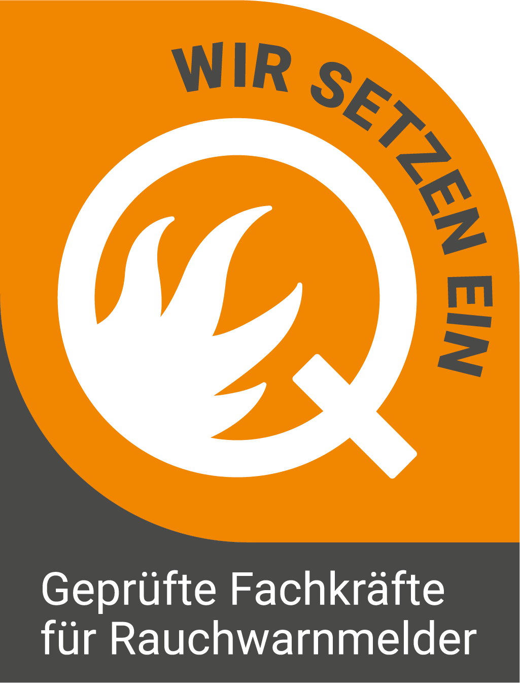 Logo Q geprüfte Fachkräfte für Rauchwarnmelder
